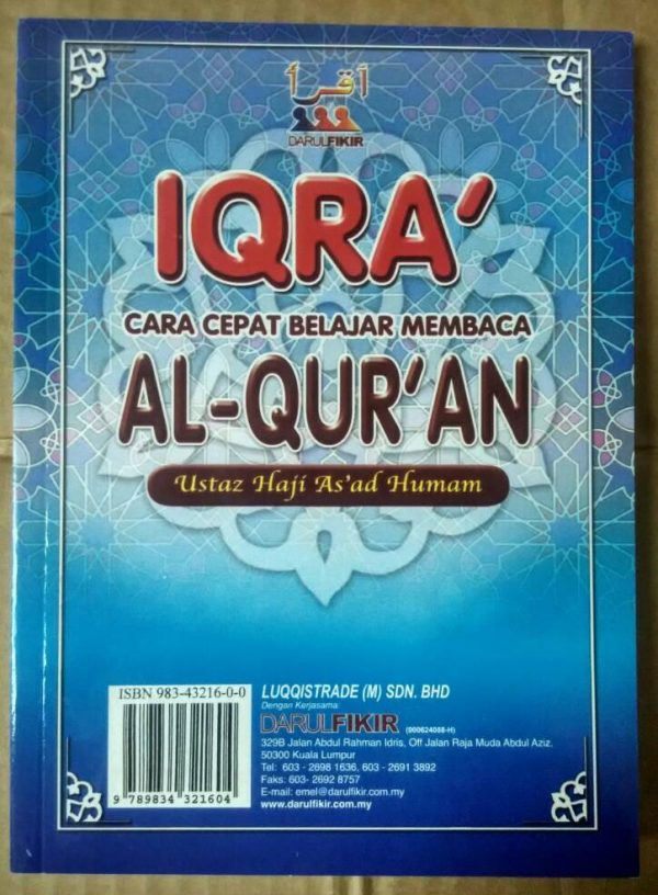 Iqra' Cara Cepat Belajar Membaca Al Quran